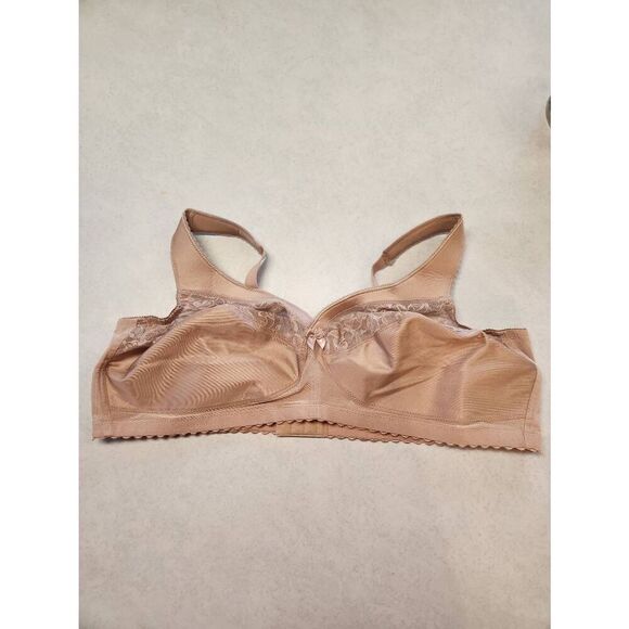Glamorise 1000 Magic Lift Full Figure Support Bra 50B Beige - Picture 1 of 3